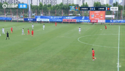 张琳芃角球头球破门 海港半场1-0领先赛更达