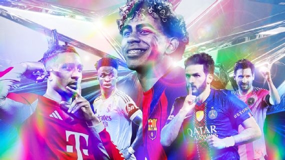 ESPN百大球星：巴黎13人入选创纪录 梅西莱万连续十届在列