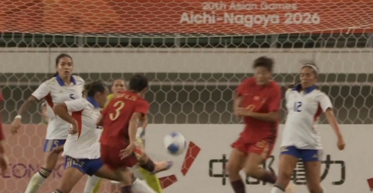 小组第一晋级亚运8强!中国女足5-1菲律宾女足 王妍雯帽子戏法 小组第一晋级亚运8强!中国女足5-1菲律宾女足 王妍雯帽子戏法